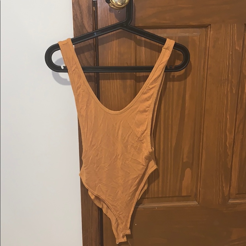 Burnt yellow bodysuit